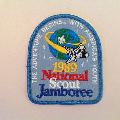 Vintage BSA Boy Scouts of America Patch 1989 National Scout Jamboree Adventure Space