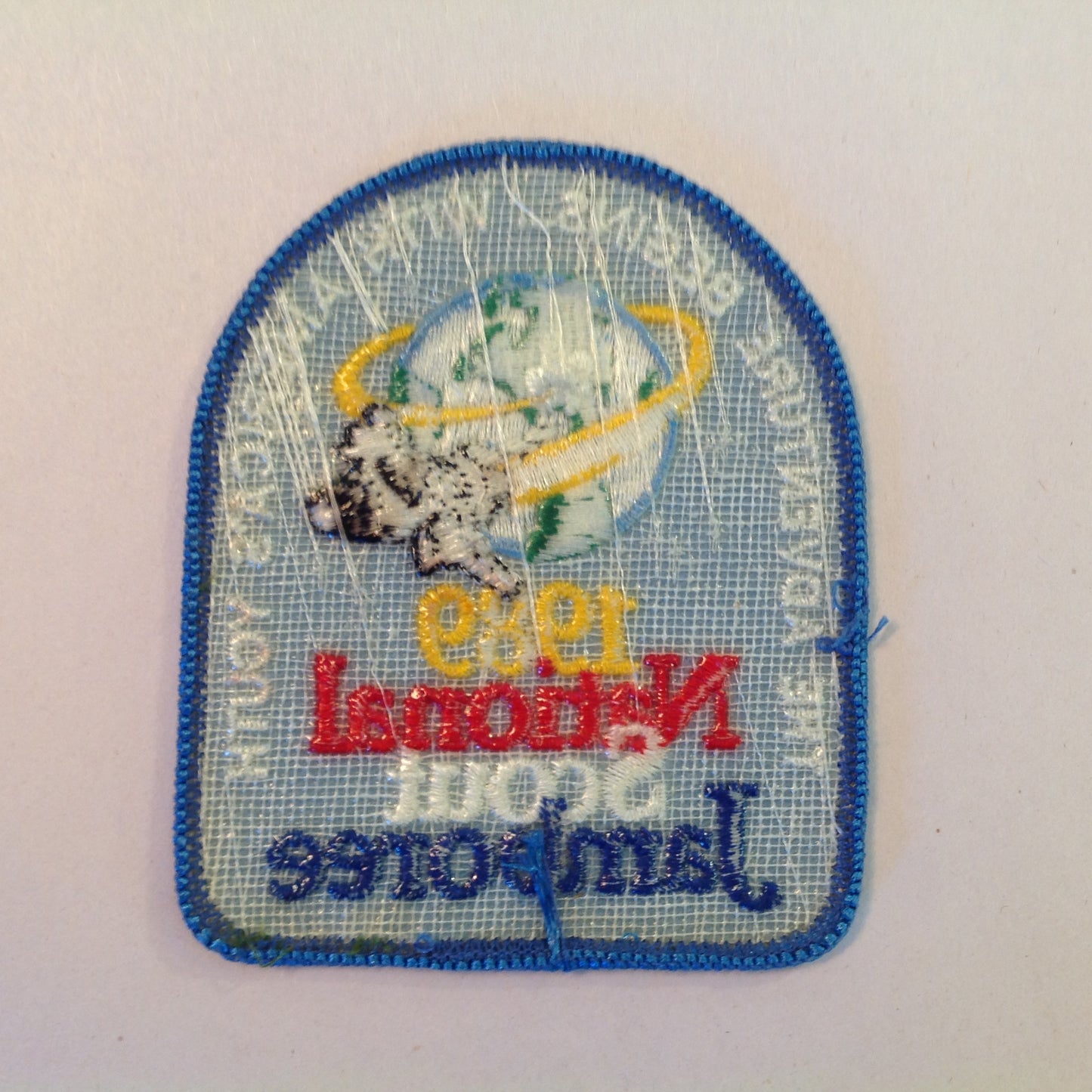 Vintage BSA Boy Scouts of America Patch 1989 National Scout Jamboree Adventure Space