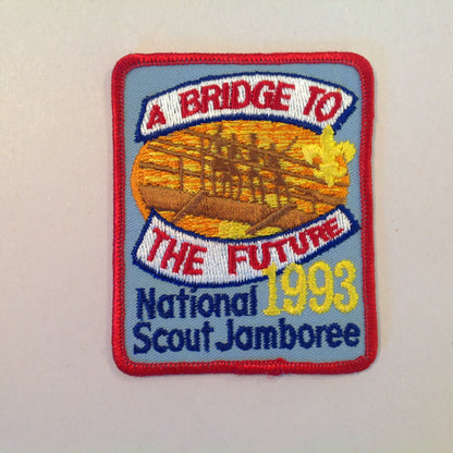 Vintage BSA Boy Scouts of America Patch 1993 National Jamboree A Bridge to the Future