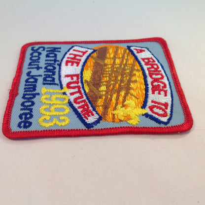 Vintage BSA Boy Scouts of America Patch 1993 National Jamboree A Bridge to the Future