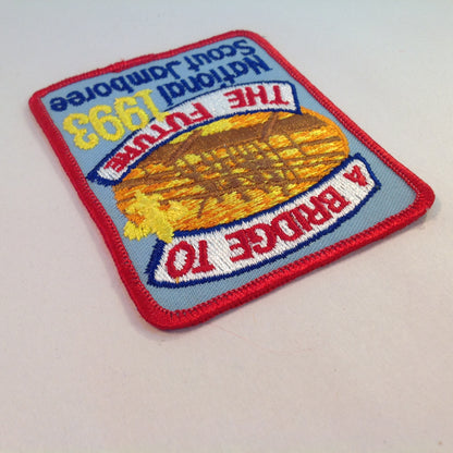 Vintage BSA Boy Scouts of America Patch 1993 National Jamboree A Bridge to the Future