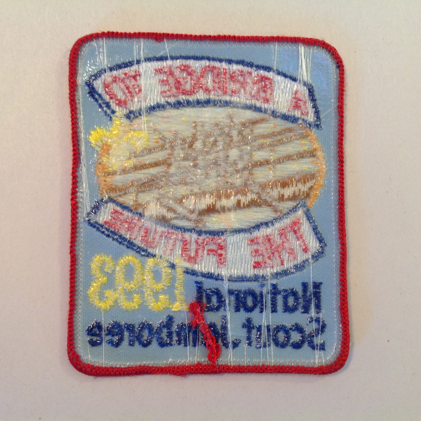 Vintage BSA Boy Scouts of America Patch 1993 National Jamboree A Bridge to the Future