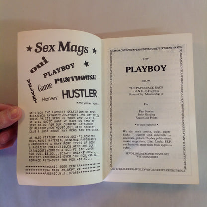 Vintage 1984 Trade Paperback The Playboy Collectors Guide & Price List Sixth Edition Jack Bramble