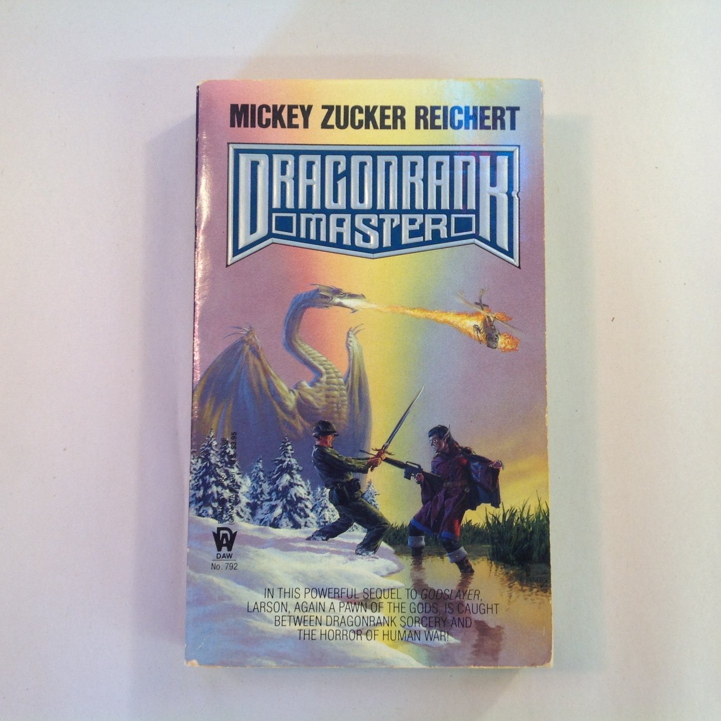 Vintage 1987 3Pc Mass Market Paperback Lot Bifrost Guardians 1-3: Godslayer/Shadow Climber/Dragonrank Master Mickey Zucker Reichert