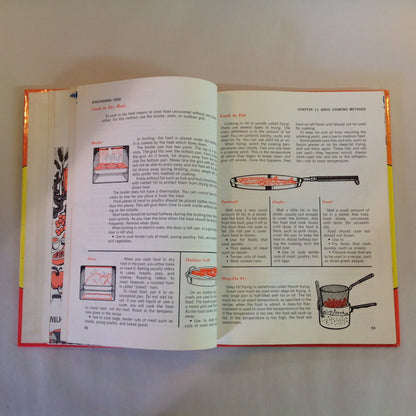 Vintage 1982 Hardcover Textbook Discovering Food Helen Kowtaluk
