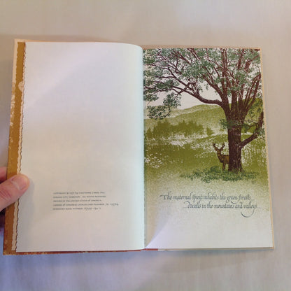 Vintage 1971 Hardcover Gift Book The Gift of Life Dean Walley David Welty Hallmark Crown