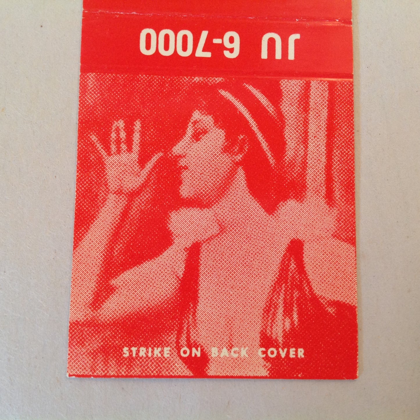 Vintage Matchbook Cover Old Bourbon Steak House Restaurant New York Hilton NYC