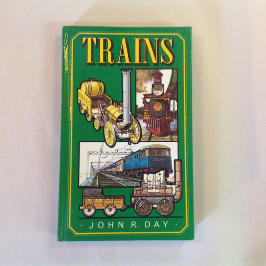 Vintage 1989 Hardcover Trains John R. Day