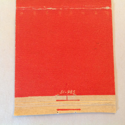 Vintage Matchbook Cover Dan and Bill's Original Famous Plank Steak House Miami Beach
