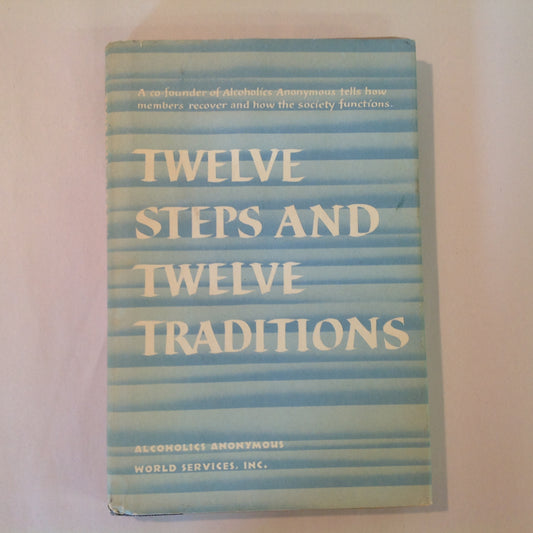Vintage 1983 Hardcover Twelve Steps and Twelve Traditions Alcoholics Anonymous World Services