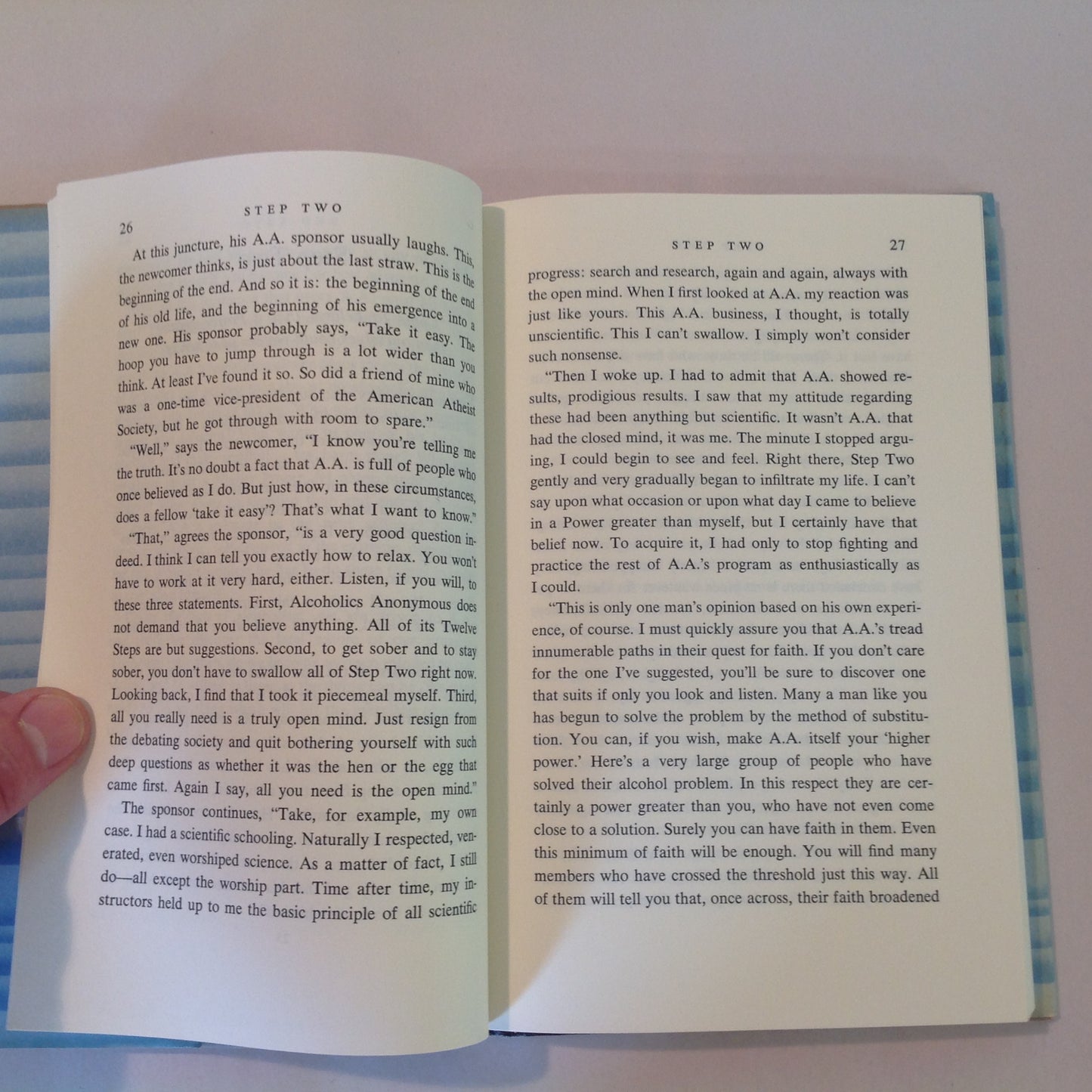 Vintage 1983 Hardcover Twelve Steps and Twelve Traditions Alcoholics Anonymous World Services