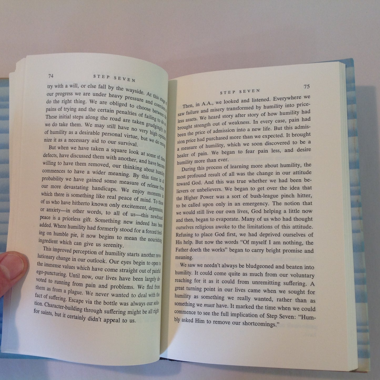 Vintage 1983 Hardcover Twelve Steps and Twelve Traditions Alcoholics Anonymous World Services