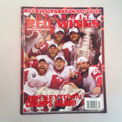 Vintage Detroit Red Wings 2008 Stanley Cup Champions Special Commemorative Issue