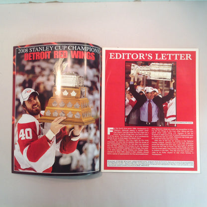Vintage Detroit Red Wings 2008 Stanley Cup Champions Special Commemorative Issue