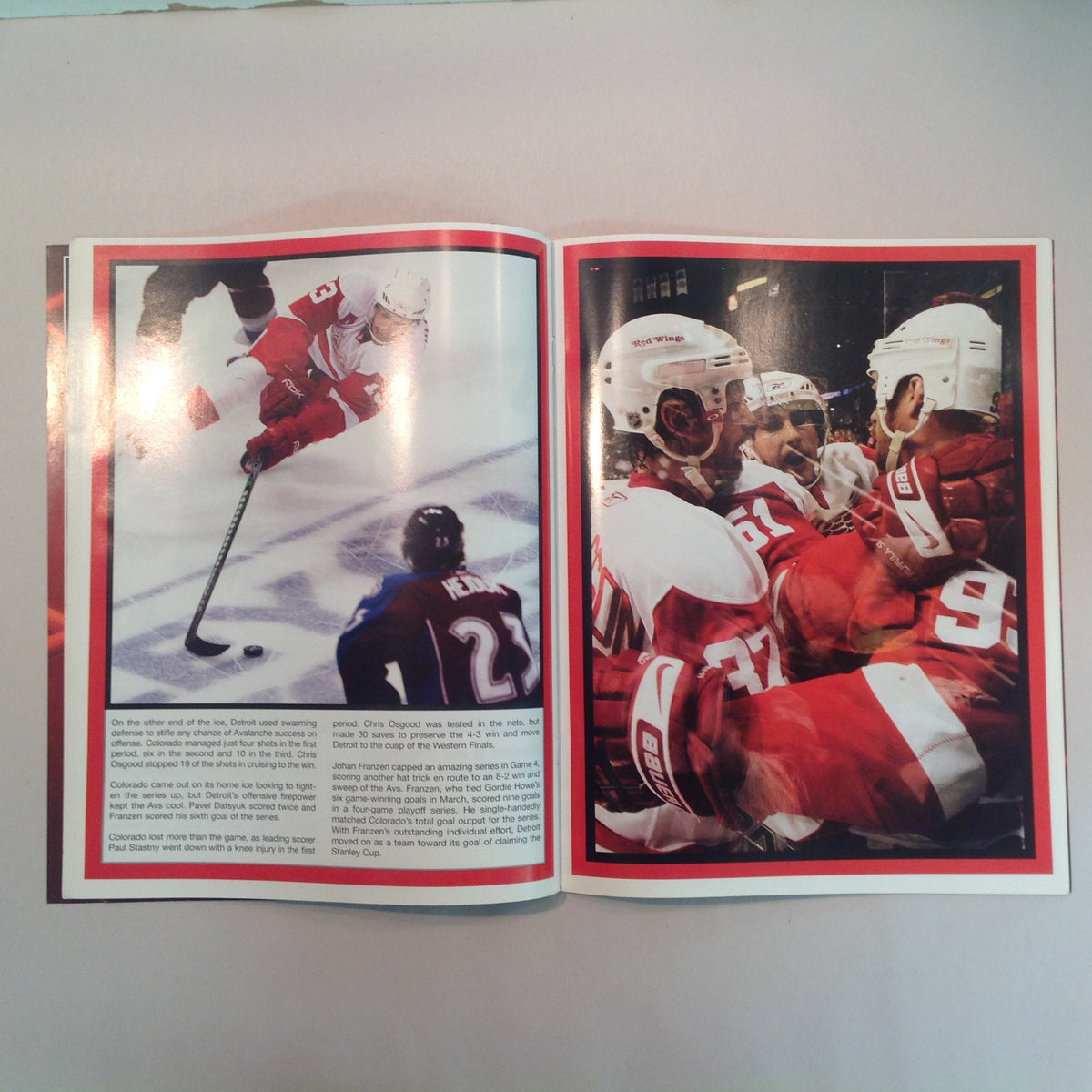 Vintage Detroit Red Wings 2008 Stanley Cup Champions Special Commemorative Issue