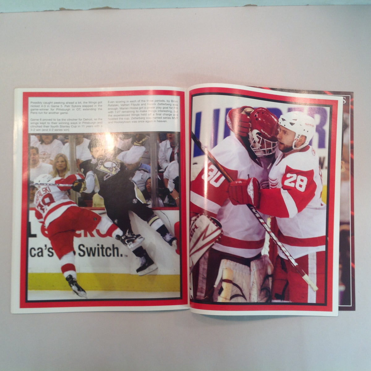 Vintage Detroit Red Wings 2008 Stanley Cup Champions Special Commemorative Issue