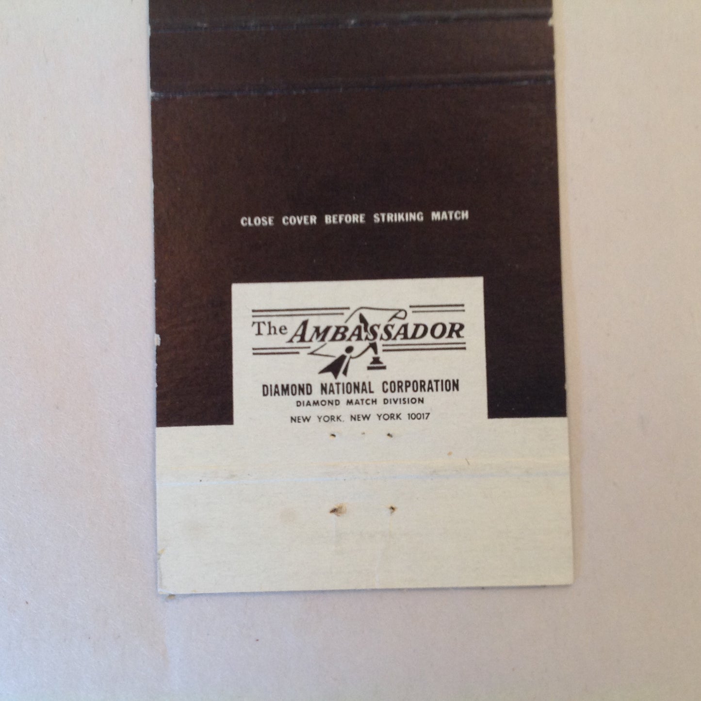 Vintage Matchbook Cover Gaslight Club Rue de Colisee Paris France Landmark Bar