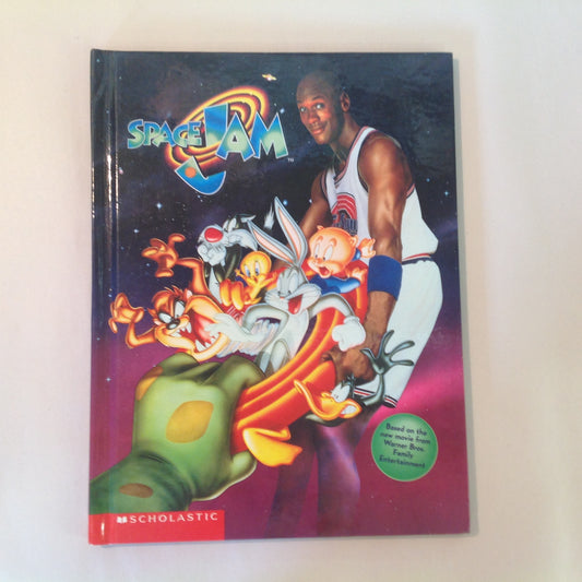 Vintage 1996 Hardcover Picture Book Space Jam Warner Bros Scholastic First Edition