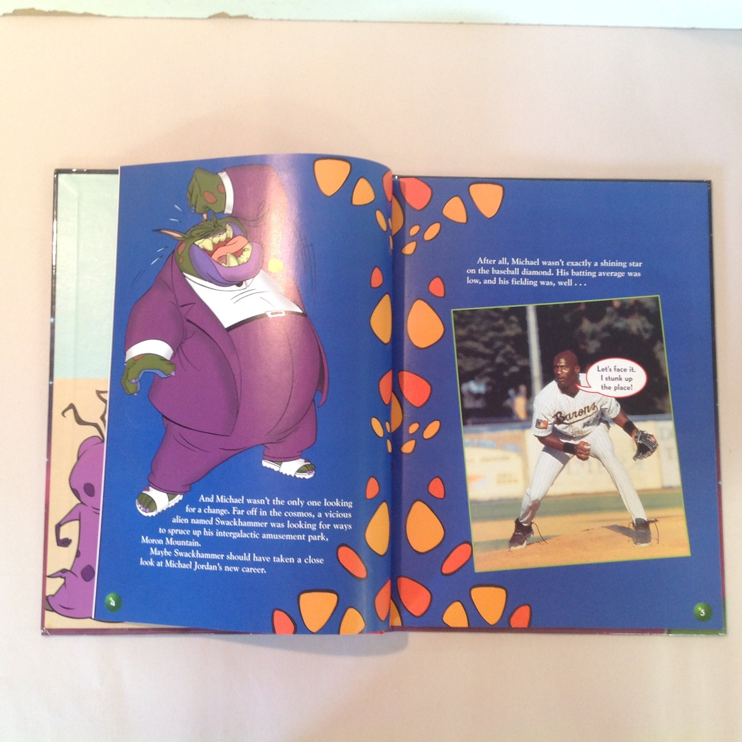 Vintage 1996 Hardcover Picture Book Space Jam Warner Bros Scholastic First Edition