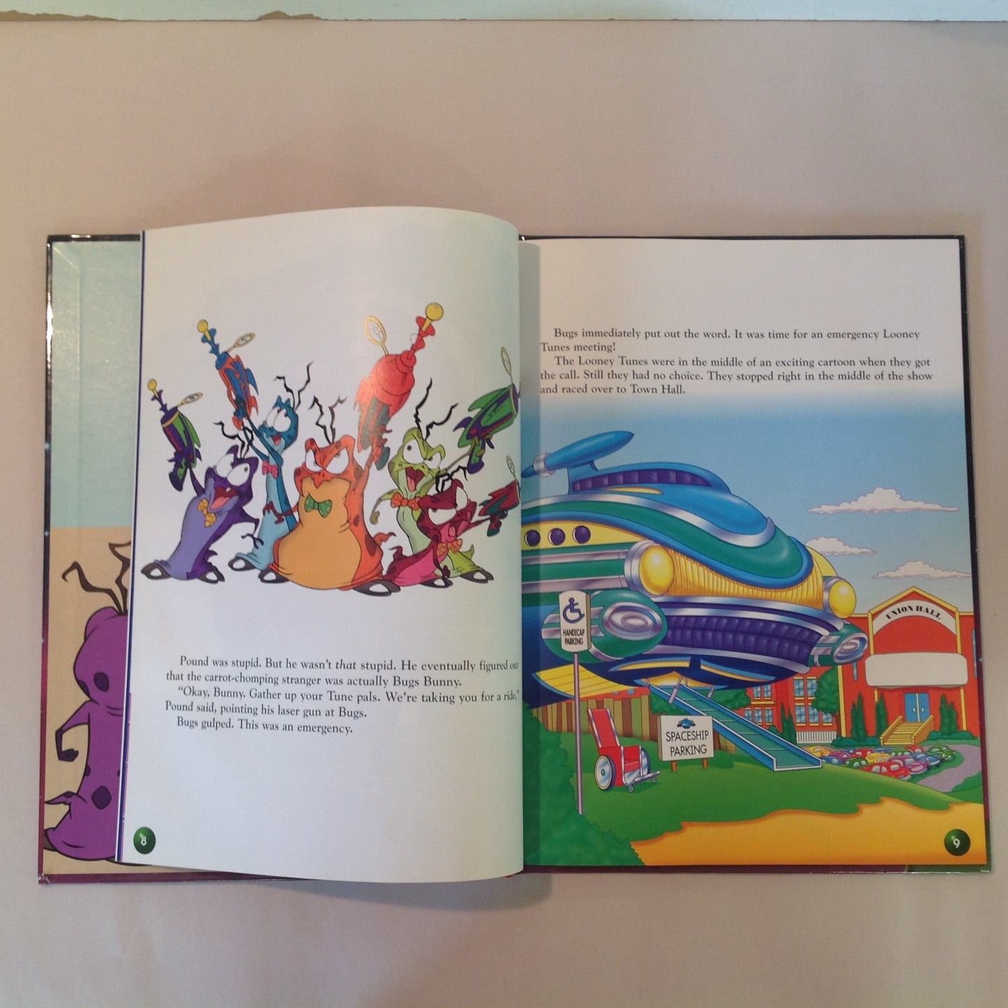 Vintage 1996 Hardcover Picture Book Space Jam Warner Bros Scholastic First Edition