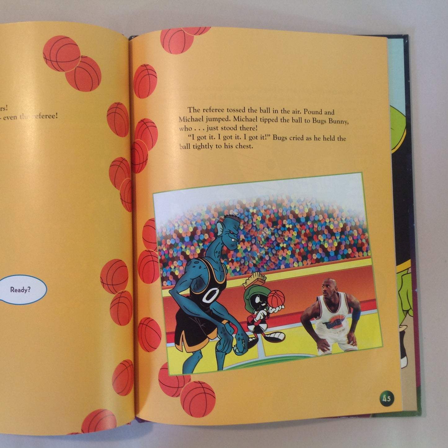 Vintage 1996 Hardcover Picture Book Space Jam Warner Bros Scholastic First Edition