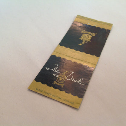 Vintage Matchbook Cover The Drake Hotel Chicago Aquila A Non Capit Muscas IL