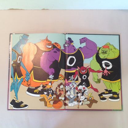 Vintage 1996 Hardcover Picture Book Space Jam Warner Bros Scholastic First Edition