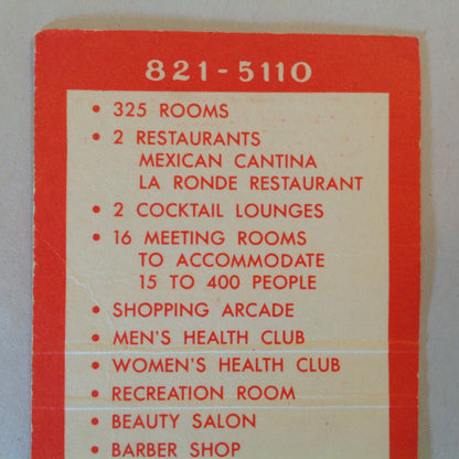 Vintage Matchbook Cover Carrousel Inn Cincinnati Ohio Cantina La Ronde Cocktails