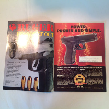 Vintage Winter 1991 Guns & Weapons For Law Enforcement Magazine New Taurus 92AF DAO 9mm Undercover Carry Gun Tests