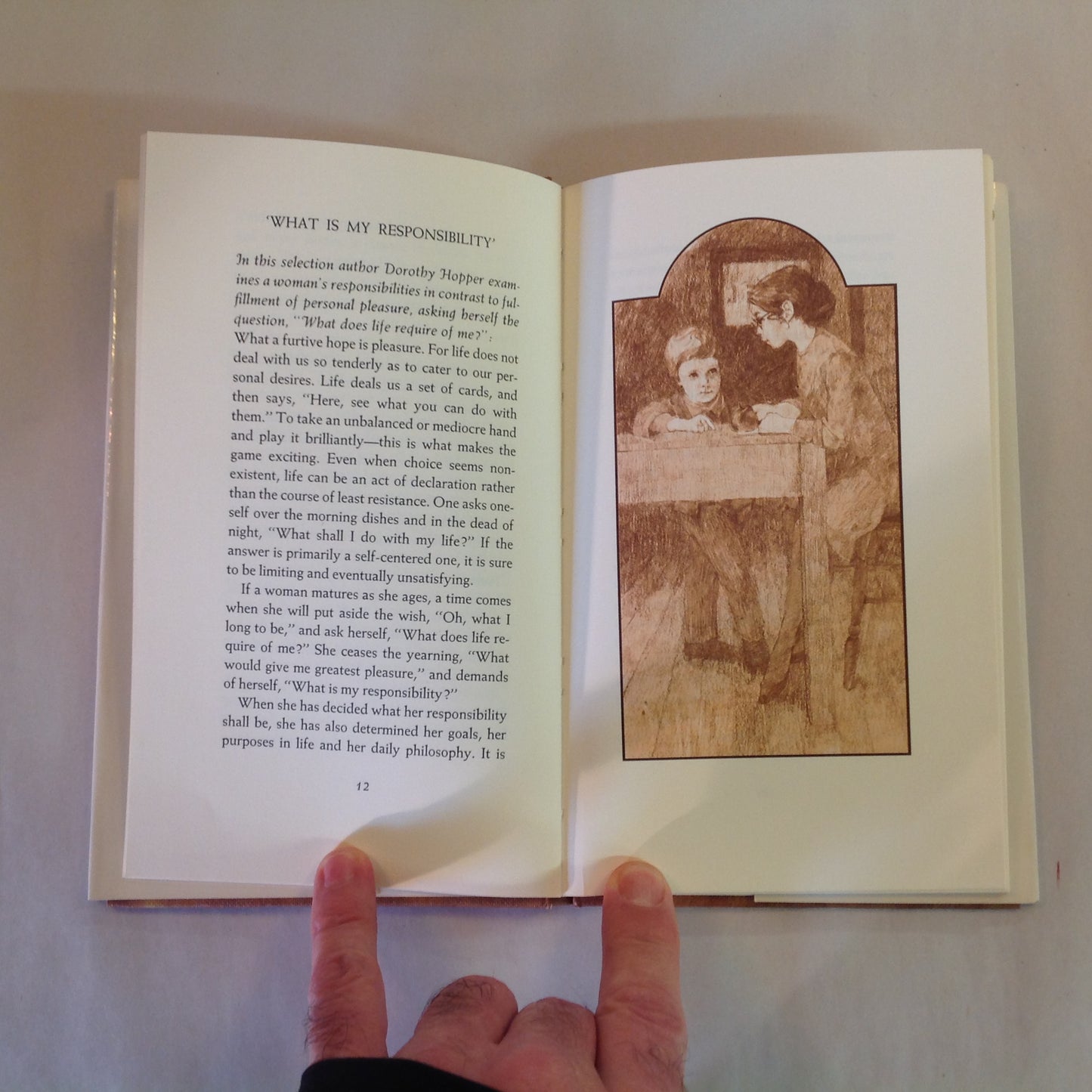 Vintage 1969 Hardcover Gift Book To Be A Woman: The Experience of Womanhood in Selected Writings Hallmark