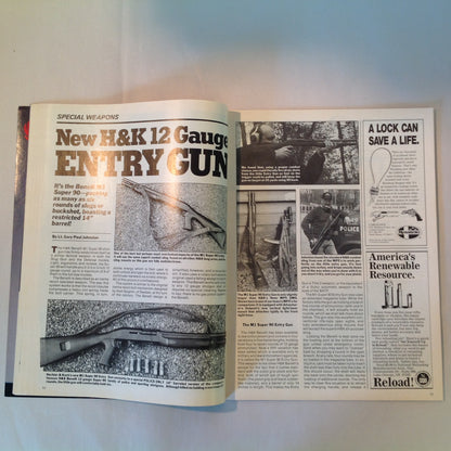 Vintage Winter 1991 Guns & Weapons For Law Enforcement Magazine New Taurus 92AF DAO 9mm Undercover Carry Gun Tests