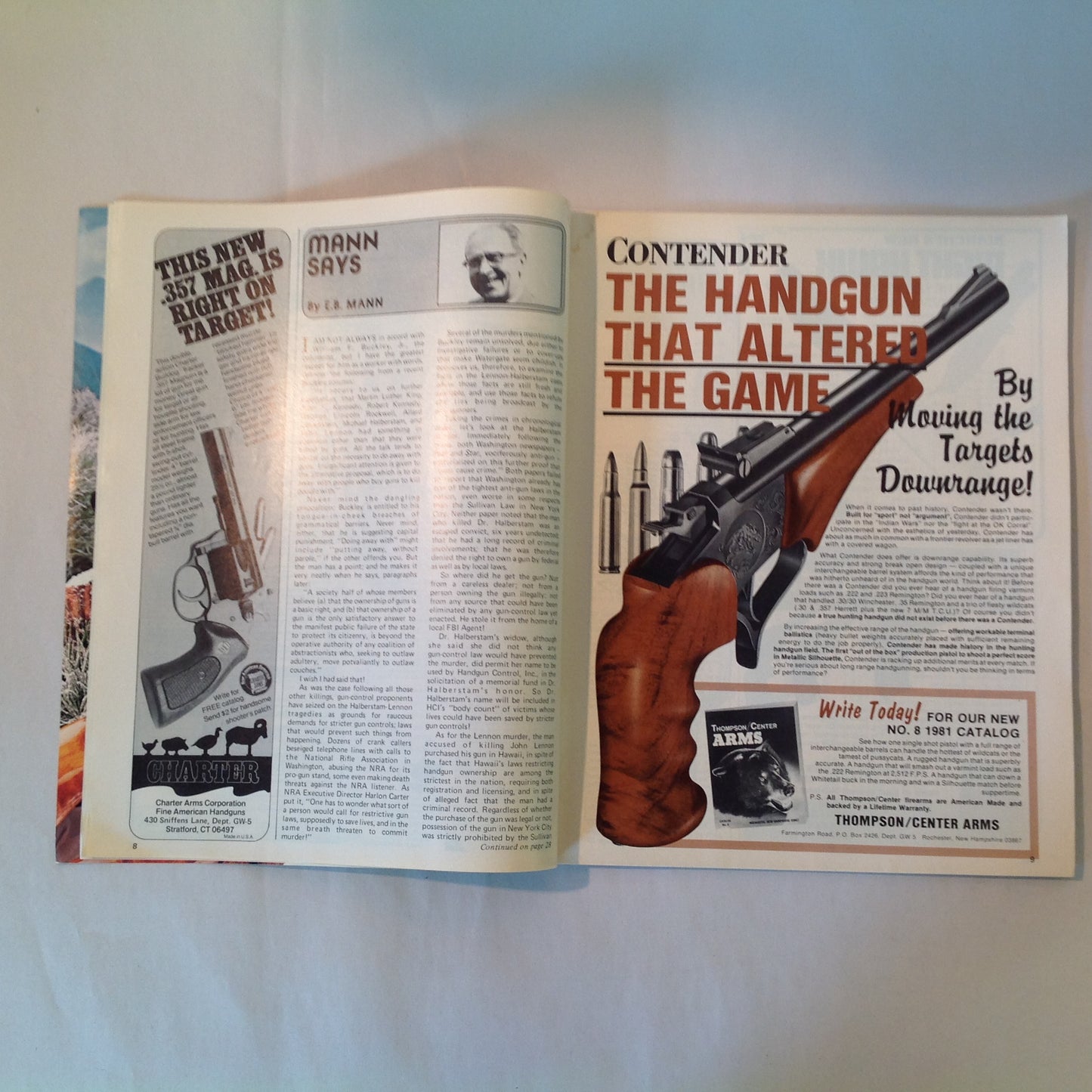 Vintage May 1981 Gun World Magazine Two New Magnums Bullet Casting North America's Toughest Hunting
