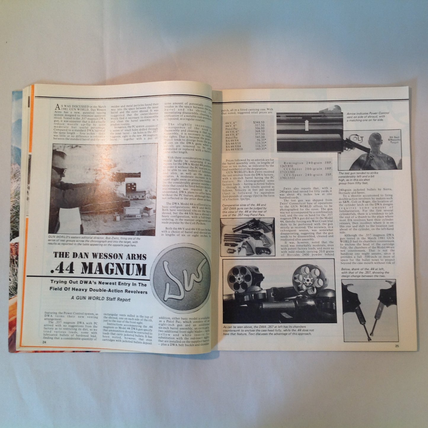 Vintage May 1981 Gun World Magazine Two New Magnums Bullet Casting North America's Toughest Hunting