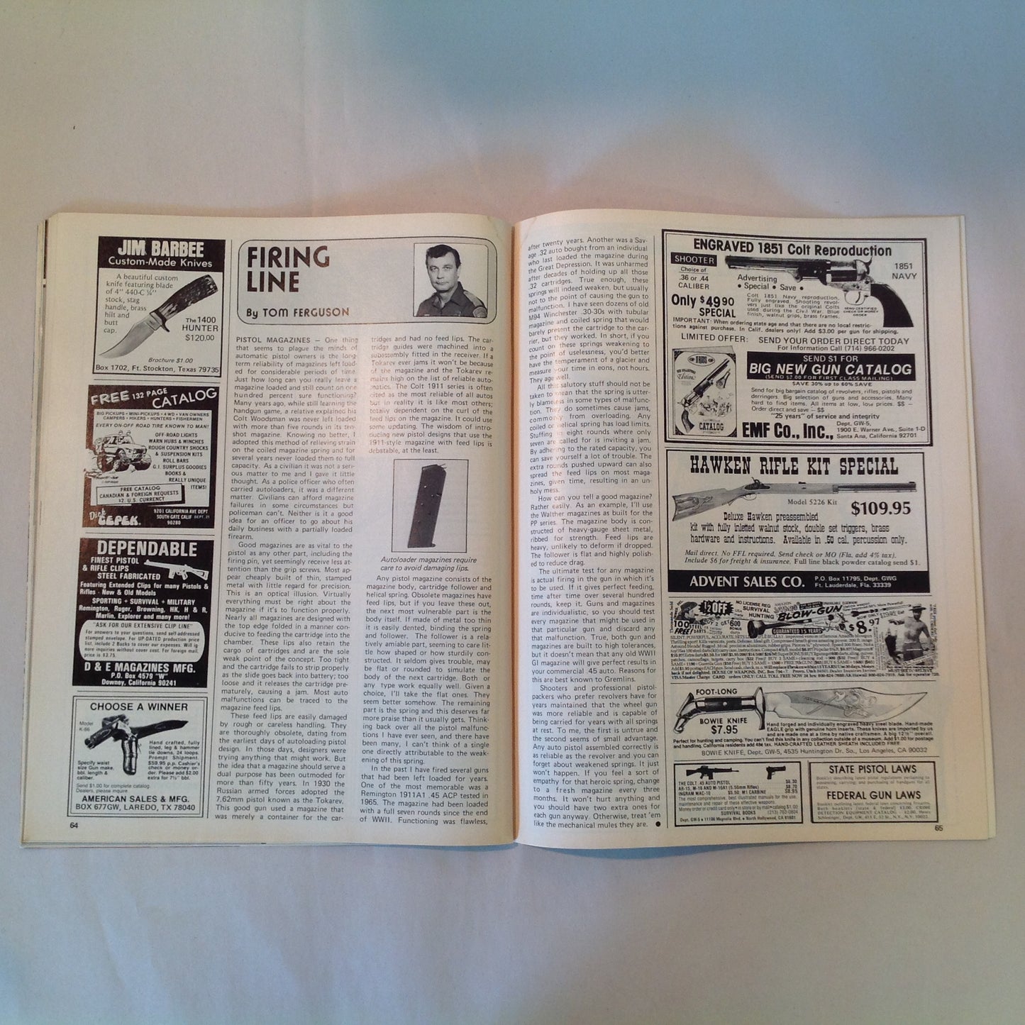 Vintage May 1981 Gun World Magazine Two New Magnums Bullet Casting North America's Toughest Hunting