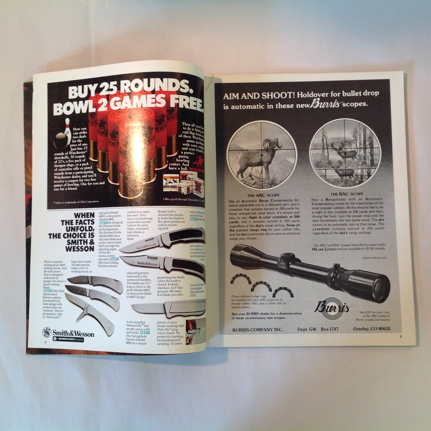 Vintage Oct 1981 Gun World Magazine Collector Guns GI Carbine Savage/Fox 12-GA Autoloader