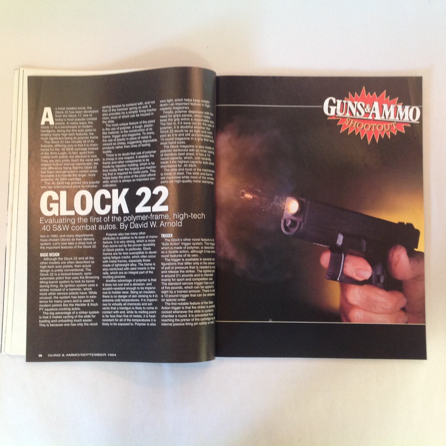Vintage Sep 1994 Guns & Ammo Shootouts 16-Page Buyer's Guide Taurus .44 Magnum
