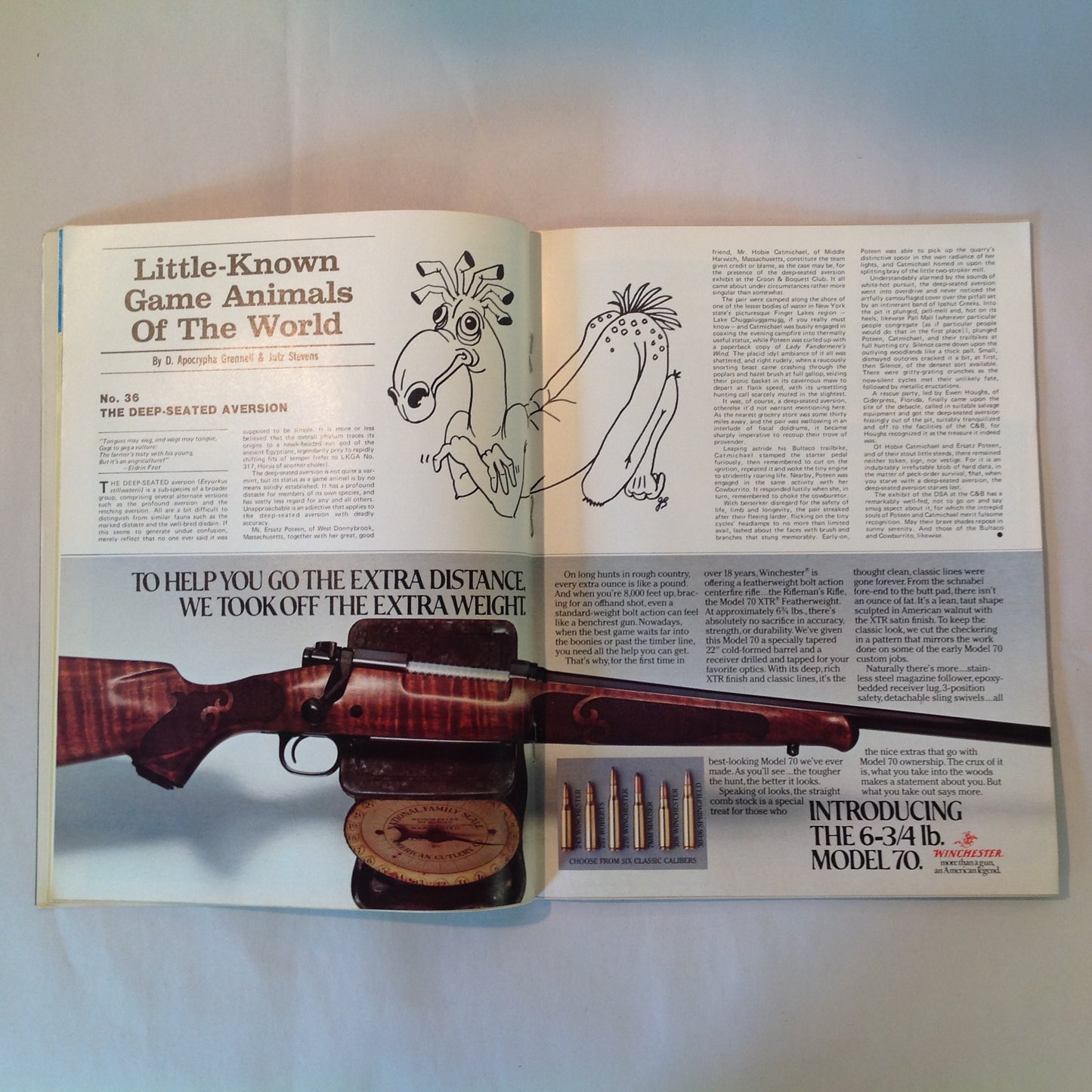 Vintage Oct 1981 Gun World Magazine Collector Guns GI Carbine Savage/Fox 12-GA Autoloader