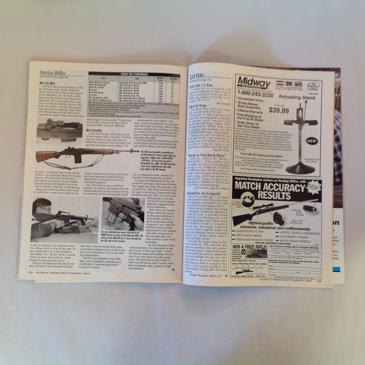Vintage Sep 1994 Guns & Ammo Shootouts 16-Page Buyer's Guide Taurus .44 Magnum