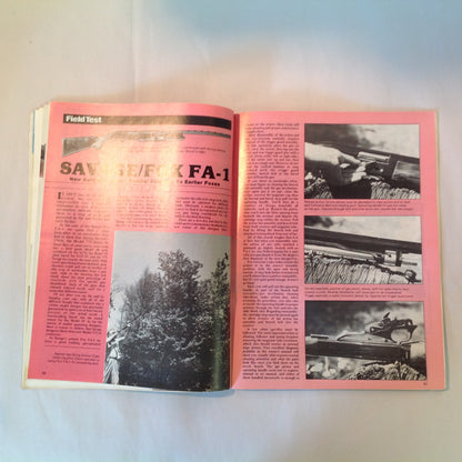 Vintage Oct 1981 Gun World Magazine Collector Guns GI Carbine Savage/Fox 12-GA Autoloader