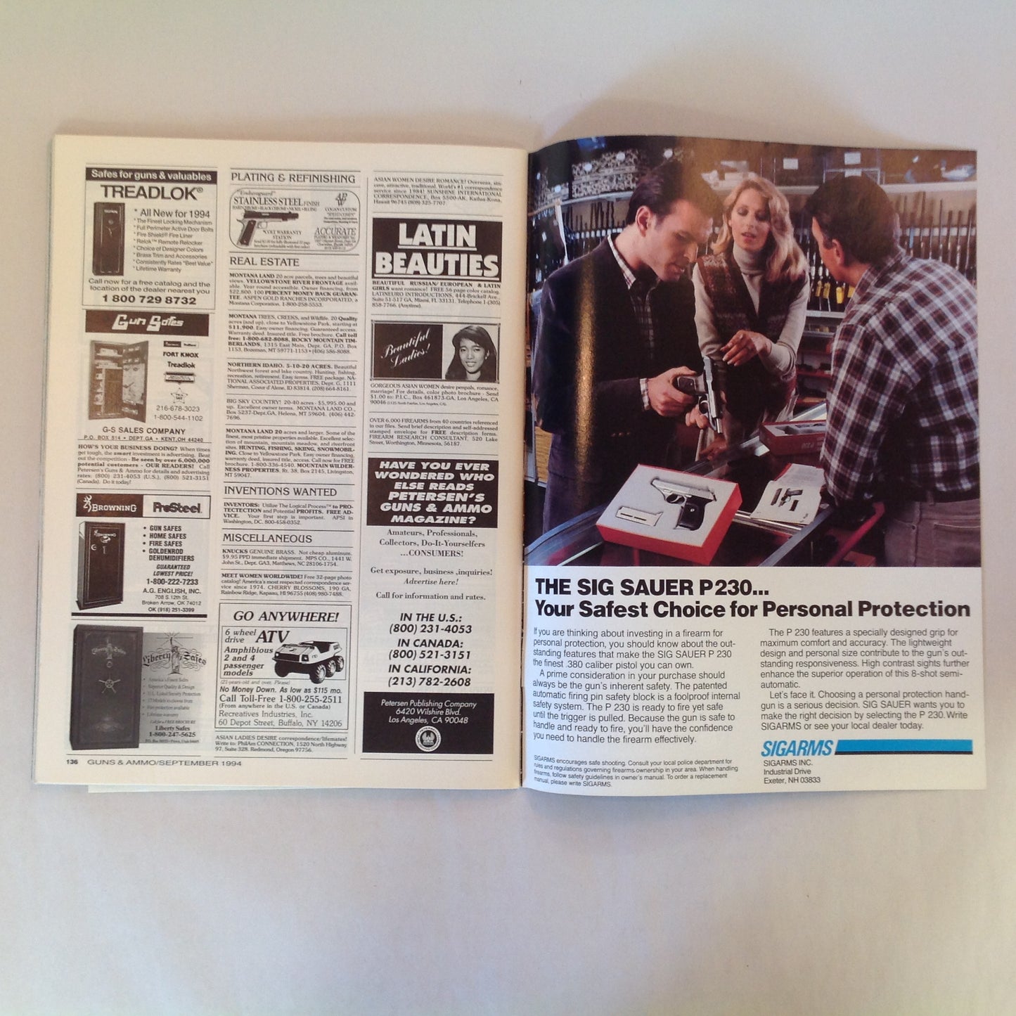 Vintage Sep 1994 Guns & Ammo Shootouts 16-Page Buyer's Guide Taurus .44 Magnum