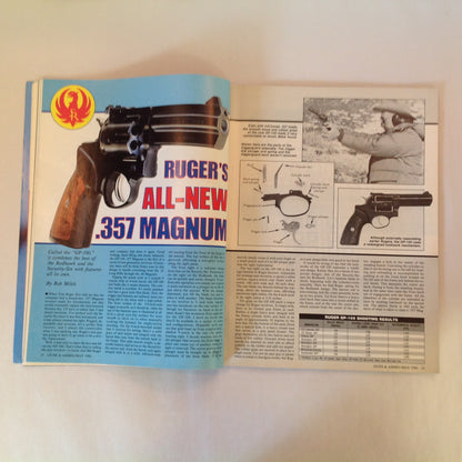 Vintage May 1986 Guns & Ammo Magazine Ruger's GP-100 Black Powder Shooters High-Volume Handloading
