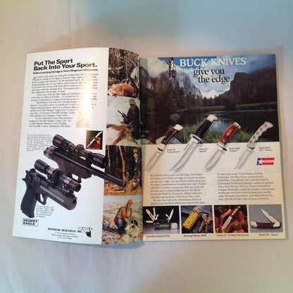 Vintage March 1994 Gun World Magazine Serlea-Ace 9mm Double Barrel Shotgun Spring Turkey the Hard Way