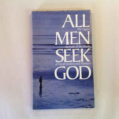 Vintage 1968 Hardcover Gift Book All Men Seek God: The Quest for Faith in the Words of Great Leaders and Thinkers Hallmark