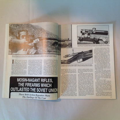 Vintage March 1994 Gun World Magazine Serlea-Ace 9mm Double Barrel Shotgun Spring Turkey the Hard Way