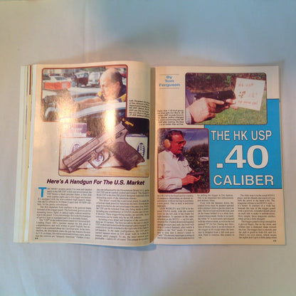 Vintage March 1994 Gun World Magazine Serlea-Ace 9mm Double Barrel Shotgun Spring Turkey the Hard Way
