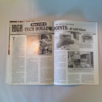 Vintage March 1994 Gun World Magazine Serlea-Ace 9mm Double Barrel Shotgun Spring Turkey the Hard Way