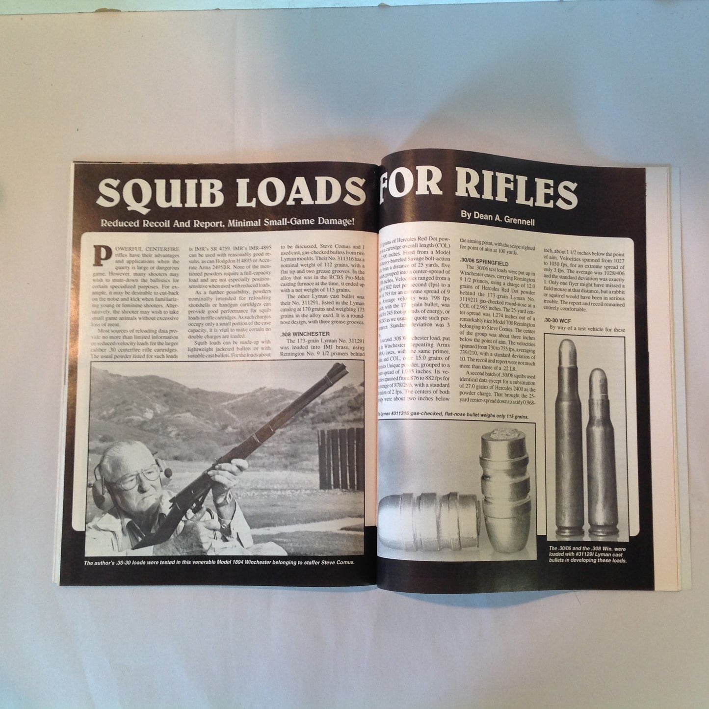 Vintage March 1994 Gun World Magazine Serlea-Ace 9mm Double Barrel Shotgun Spring Turkey the Hard Way