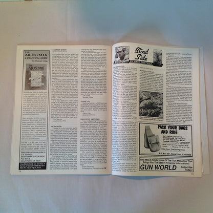Vintage March 1994 Gun World Magazine Serlea-Ace 9mm Double Barrel Shotgun Spring Turkey the Hard Way