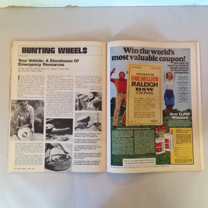 Vintage Apr 1976 Guns & Ammo Magazine What's New For '76 Field Tests