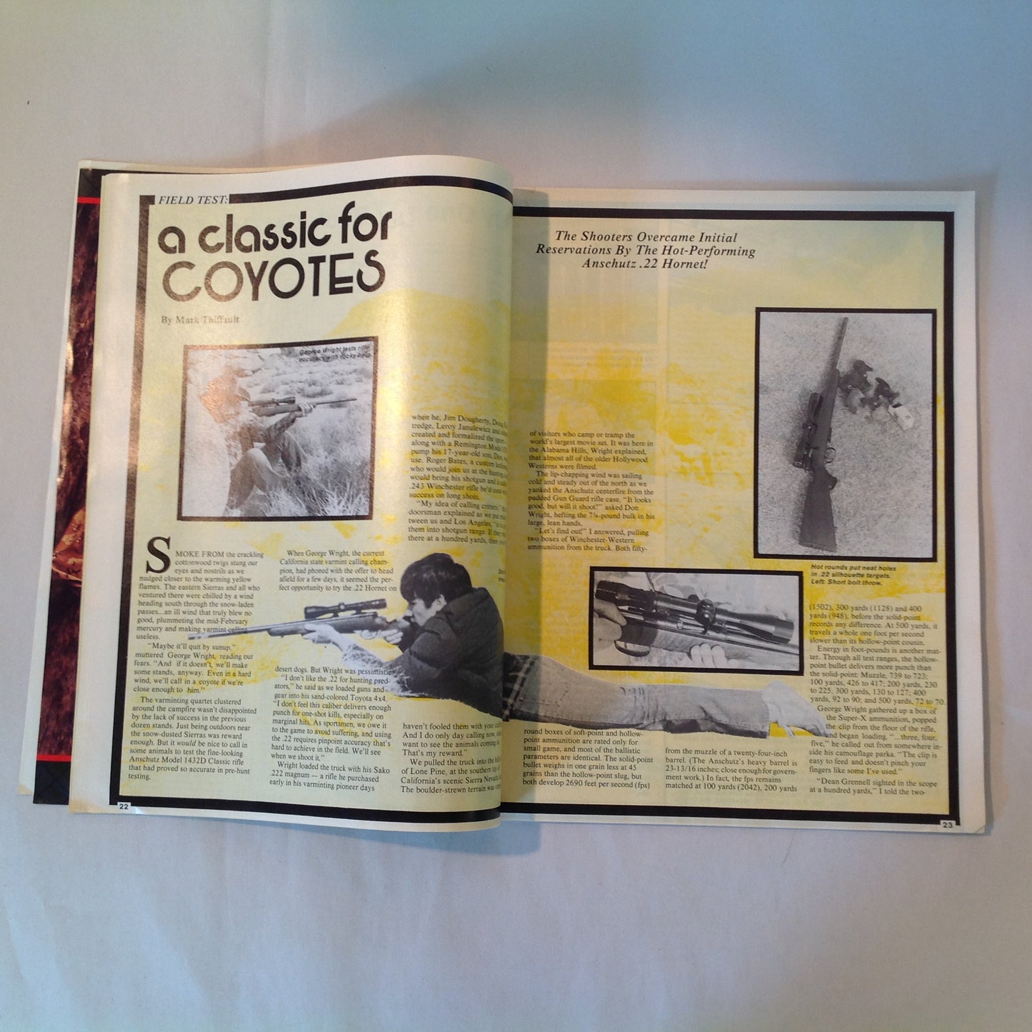 Vintage Jun 1985 Gun World Magazine Holmes Firearms 9mm Assault Pistol